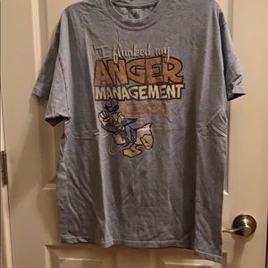 Men’s Blue Disney Donald Duck T-shirt Large SS